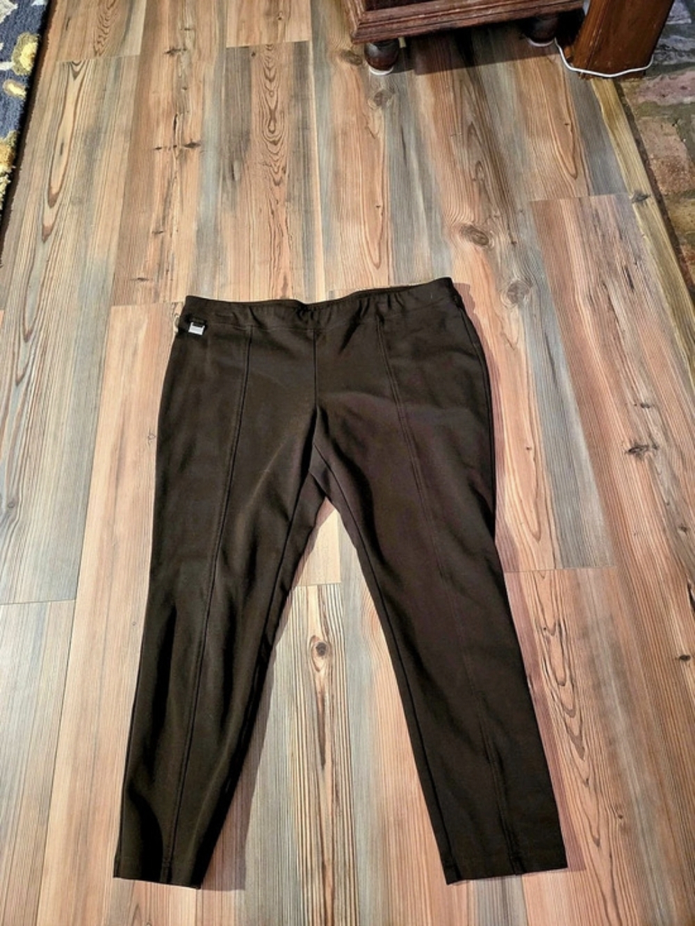 Zac & Rachel Petite Ankle Pants in Brown Size PXL